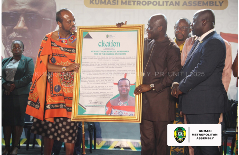 KMA HONOURS KING OF ESWATINI